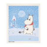 Amazing Swedish Dishcloth - Moomin Snow