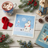 Amazing Swedish Dishcloth - Moomin Snow