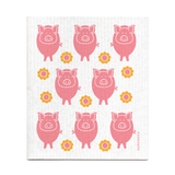 Amazing Swedish Dishcloth - Pink Pigs