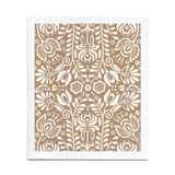 Amazing Swedish Dishcloth - Sand Scandi Bloom