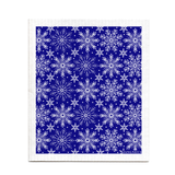 Amazing Swedish Dishcloth - Blue Snowflakes