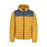 Ultra Light Down Jacket - Yellow / Navy