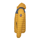 Ultra Light Down Jacket - Yellow / Navy
