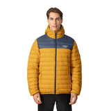 Ultra Light Down Jacket - Yellow / Navy
