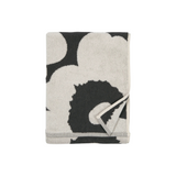 Unikko Hand Towel - Charcoal / Off-White