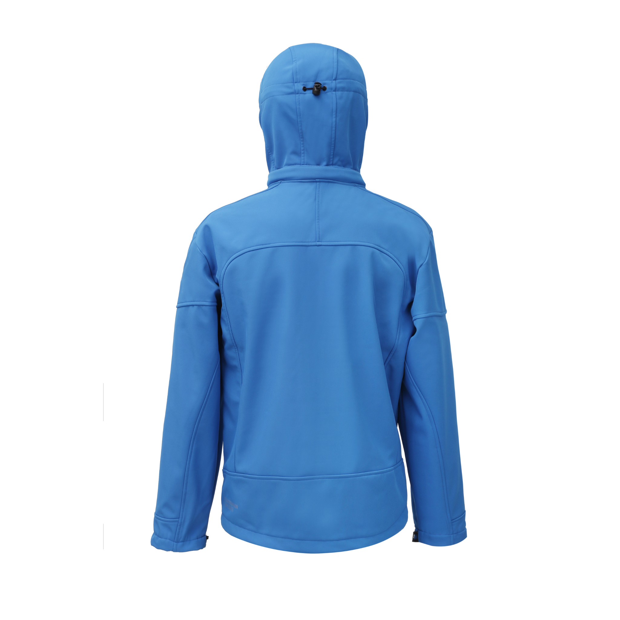 scandinavian 3 layer softshell jacket unisex ultramarine back