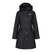 womens scandinavian raincoat black