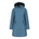 womens scandinavian raincoat blue