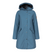 womens scandinavian raincoat blue