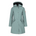 womens scandinavian raincoat light green