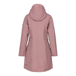 womens raincoat pink back