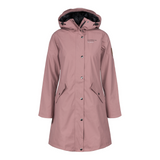 womens scandinavian raincoat old pink