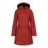 womens scandinavian raincoat red