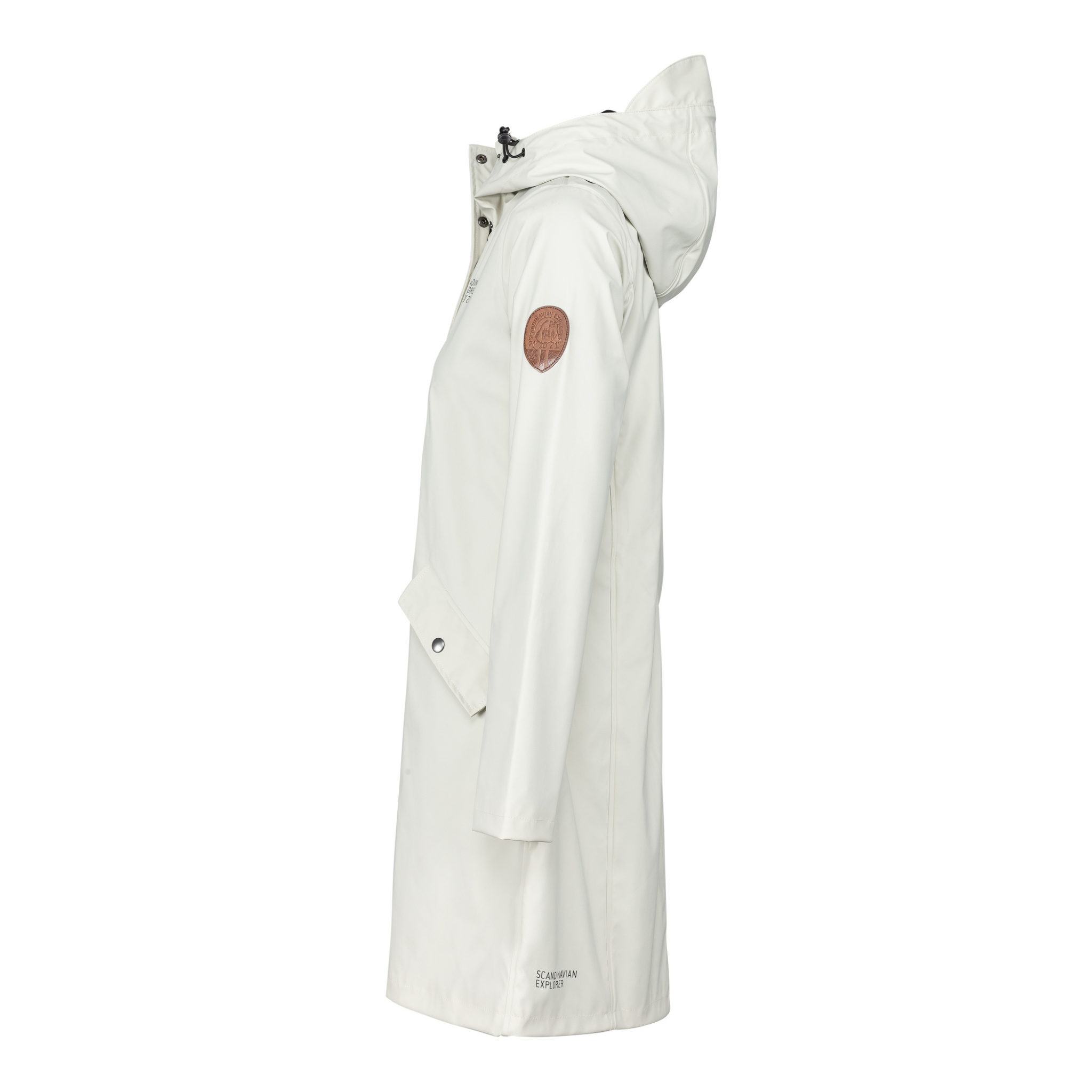 Women s Scandinavian Raincoat White
