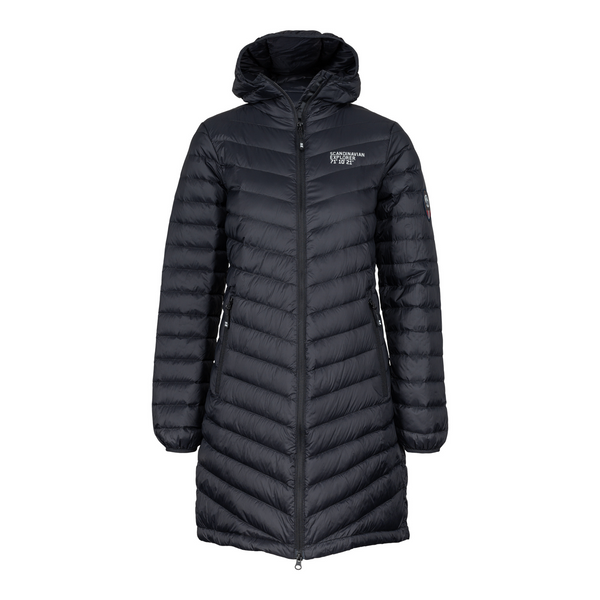 シルエット抜群⭕️ noiago puff down jacket parka Women's Ultra Light Down Parka - Black – Scandinavian North