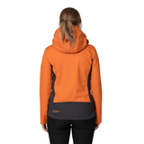 Women's 3 Layer Softshell Jacket - Orange / Grey