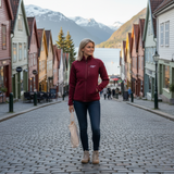 Women's Fleece Jacket - Chicory Red