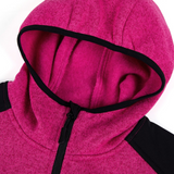 Women's Combo Fleece Jacket - Cerise Pink