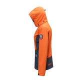 Women's 3 Layer Softshell Jacket - Orange / Grey
