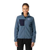 Women's Pile Fleece Jacket - Sea Blue