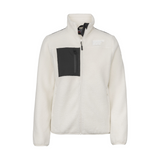 Women's Pile Fleece Jacket - White