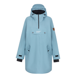 Women's Rain Poncho - Aqua Blue