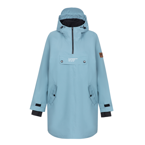 Women's Rain Poncho - Aqua Blue – Scandinavian North