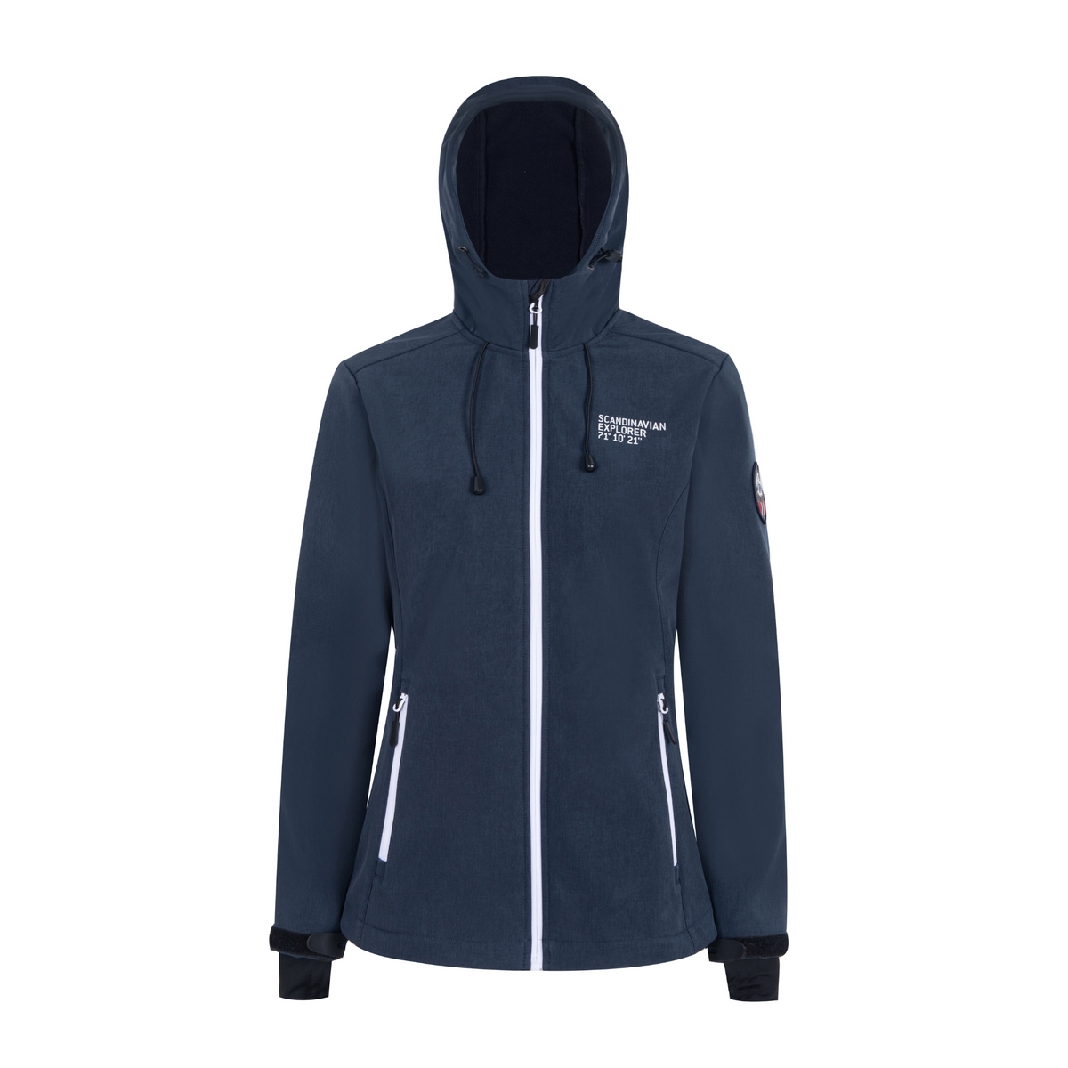 Women's 3 Layer Softshell Jacket - Navy Melange – Scandinavian North