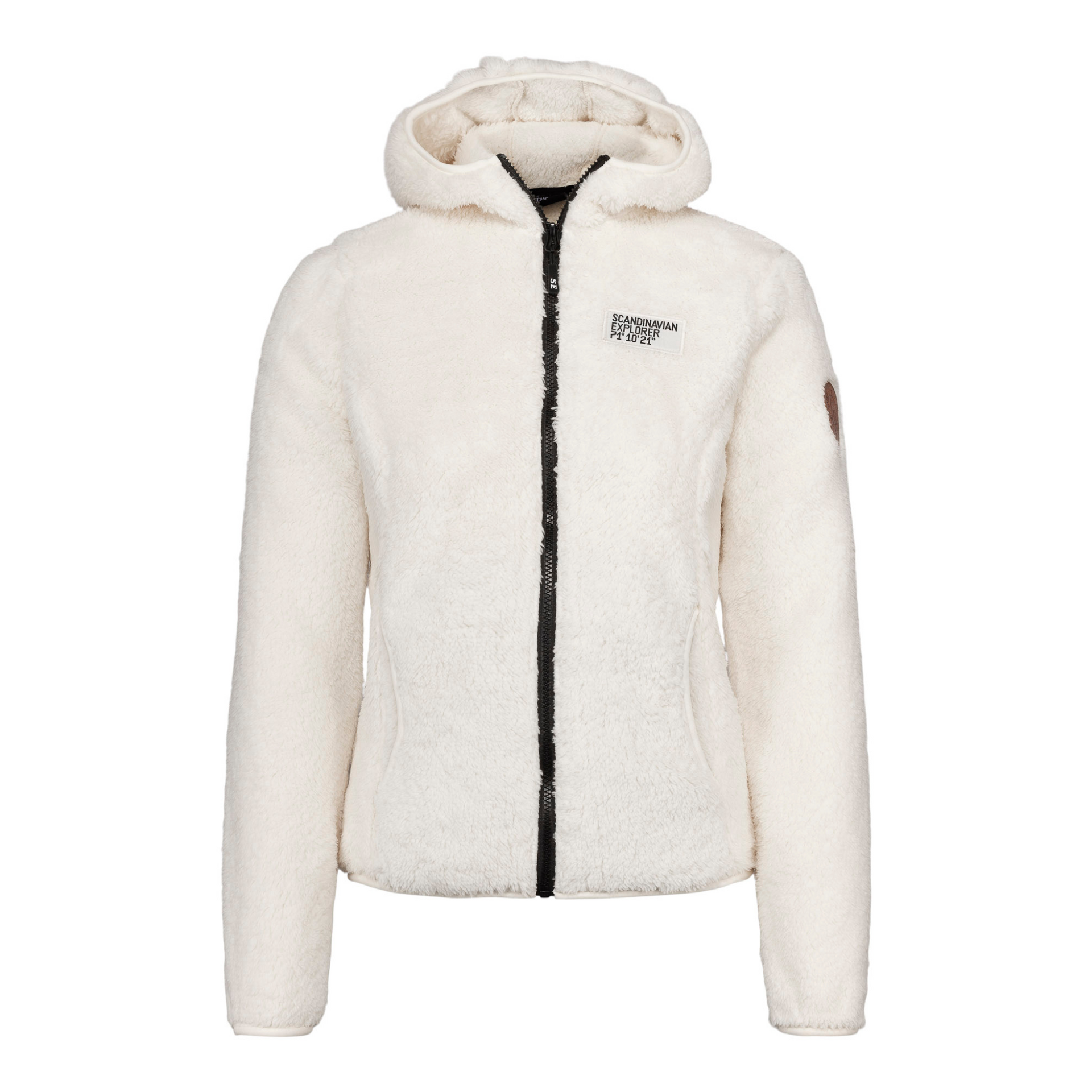 Women's Teddy Fleece Jacket - White – Scandinavian North