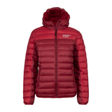 Women's Ultra Light Down Jacket - Dark Red / Red