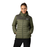 Women's Ultra Light Down Jacket - Olive / Dark Green
