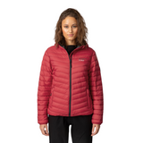 Women's Ultra Light Down Jacket - Raspberry Red
