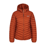 Women's Ultra Light Down Jacket - Rust Red