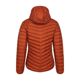 Women's Ultra Light Down Jacket - Rust Red