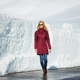 Women's Ultra Light Down Parka - Burgundy