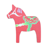 Wood Dala Horse Magnet