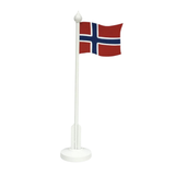 Wood Table Flag - Norway