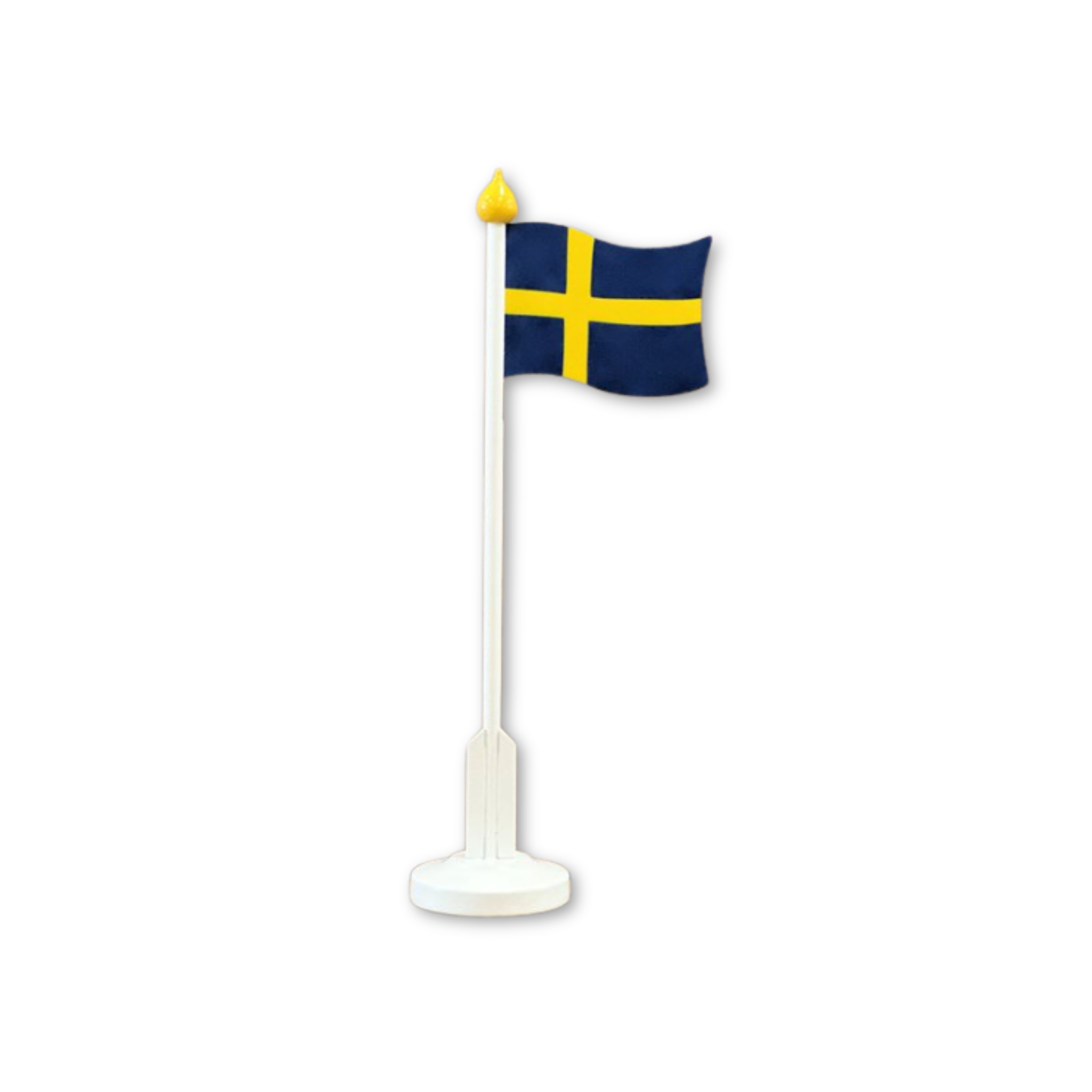 Wood Table Flag - Sweden
