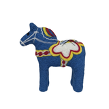 Wool Dala Horse - Blue