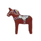 Wool Dala Horse - Red