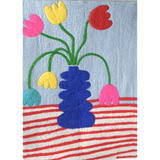 Wool Poster - Blue Vase