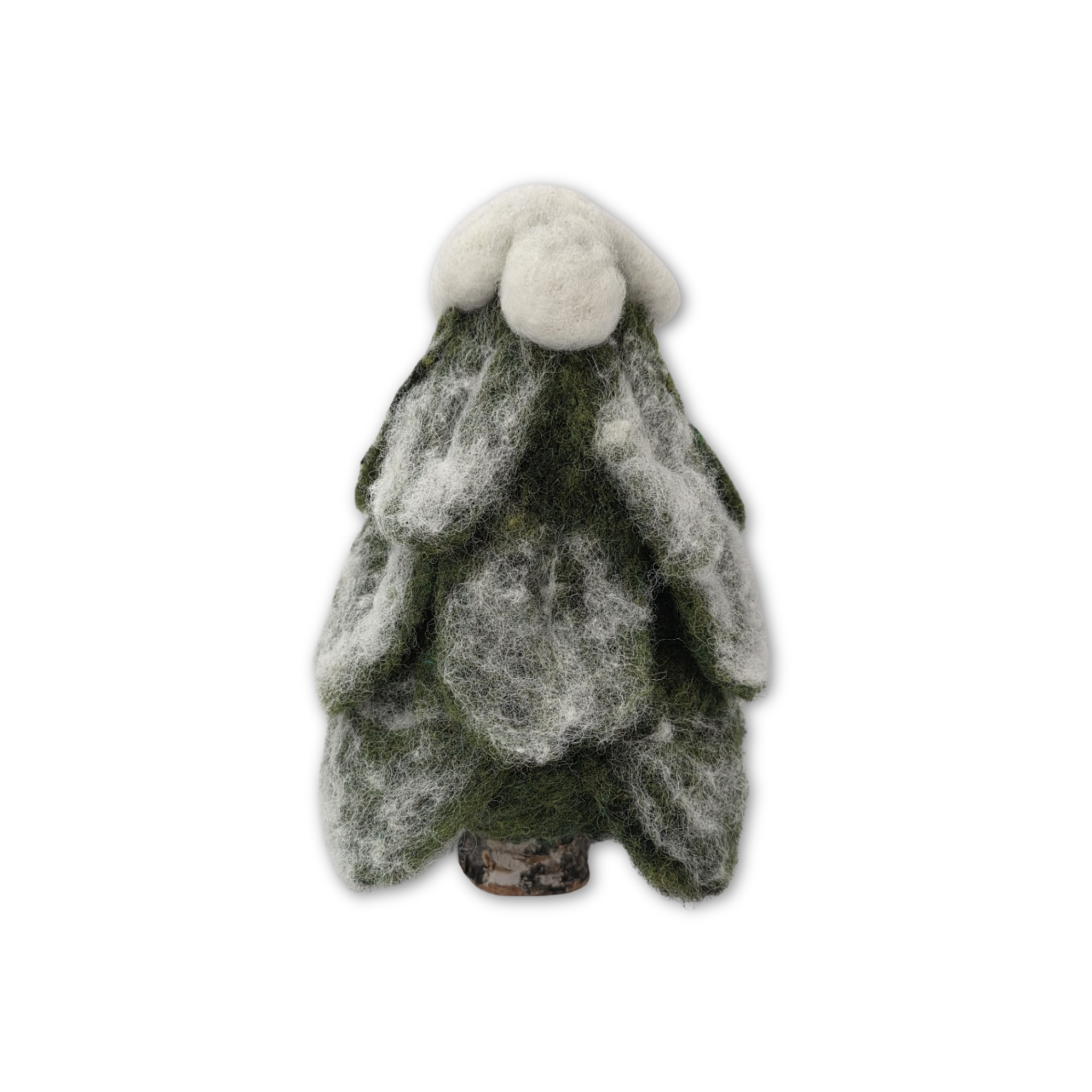 Wool Tree with Wood Trunk