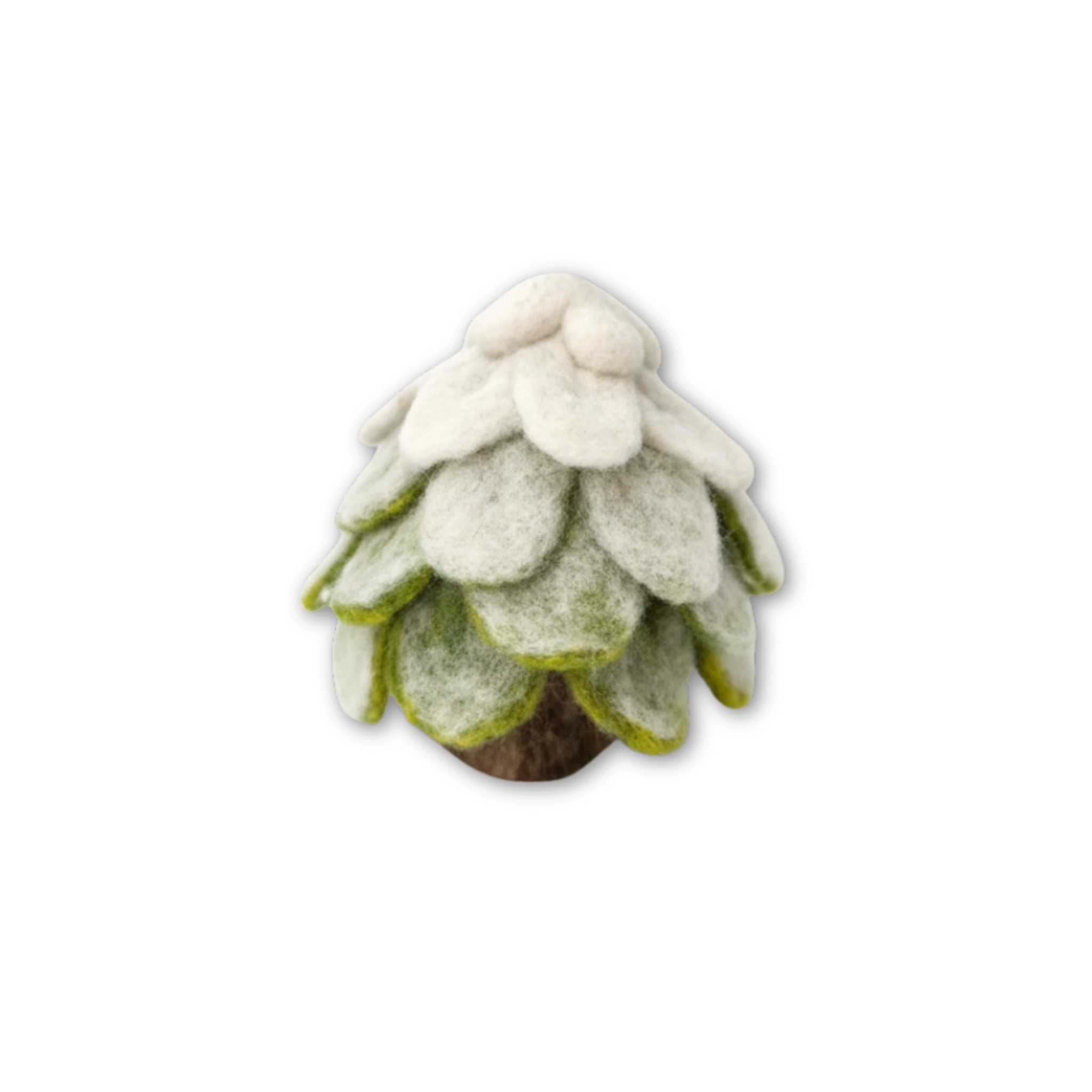 Wool Tree with Wood Trunk