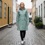 Women's Scandinavian Raincoat - Light Green