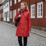 Women's Scandinavian Raincoat - Red