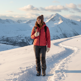 Women's Ultra Light Down Jacket - Raspberry Red