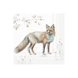 Woodland Fox Cocktail Paper Napkins - 20 pack