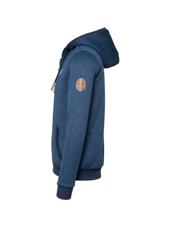 Polar Fleece Hoodie Jacket - Navy - Unisex