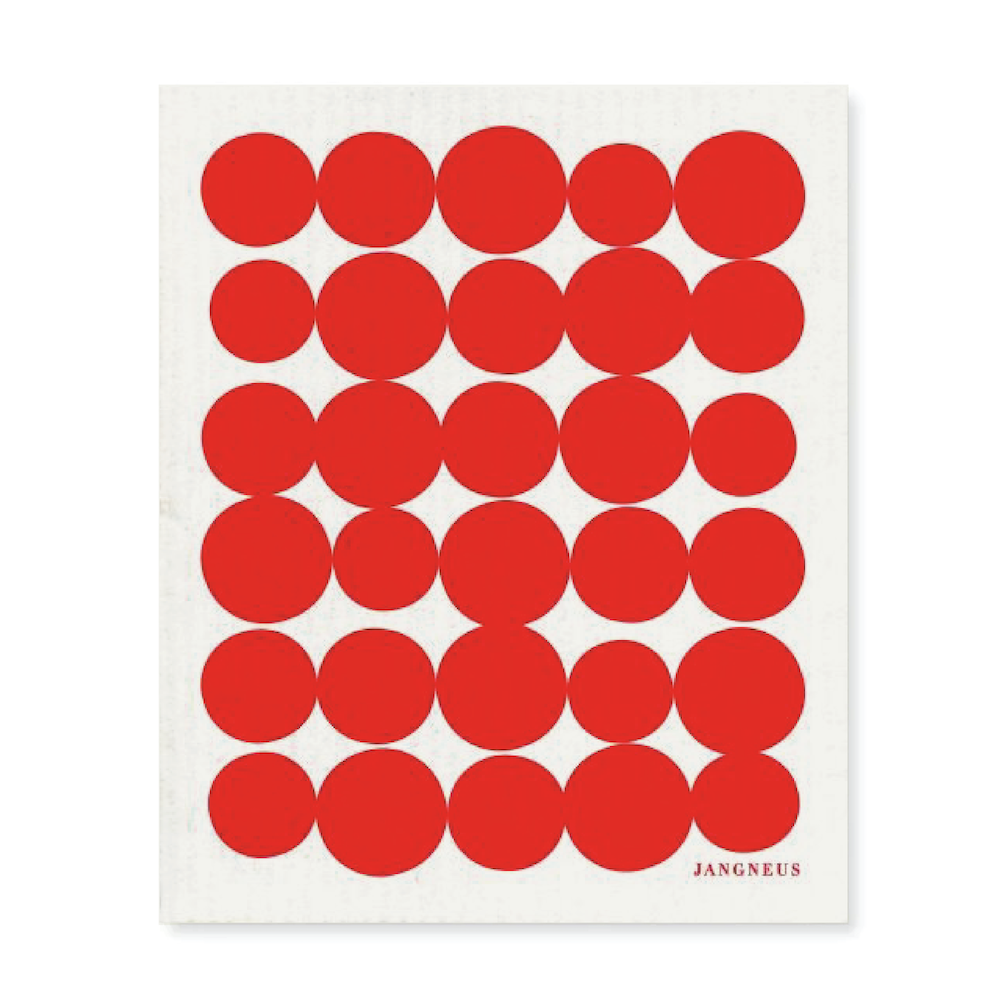 amazing swedish dishcloth red spots by jangneus