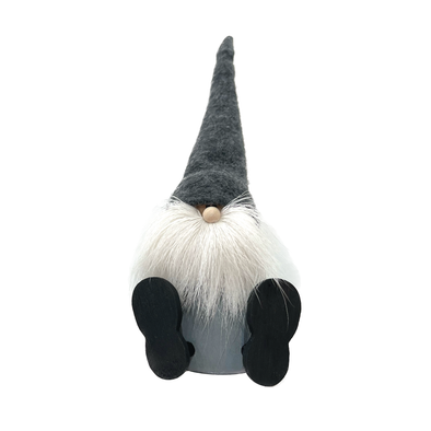 Sitting Tomte with Felted Hat
